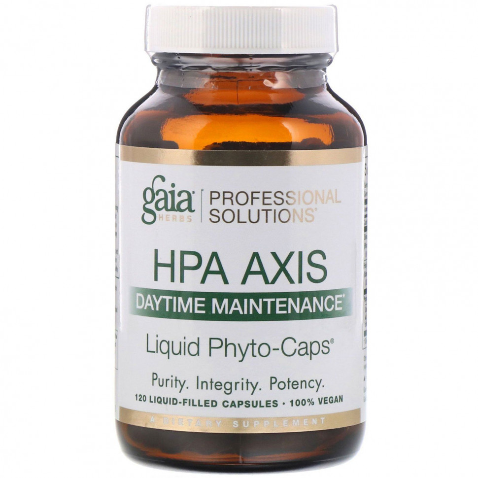 ���� ������ (Iherb) Gaia Herbs Professional Solutions, �������� ��� ������ �� �������� �� ����� HPA Axis, ��� ���������� ������ ����, 120 ������, ����������� ���������, ������ �� 9140 ���