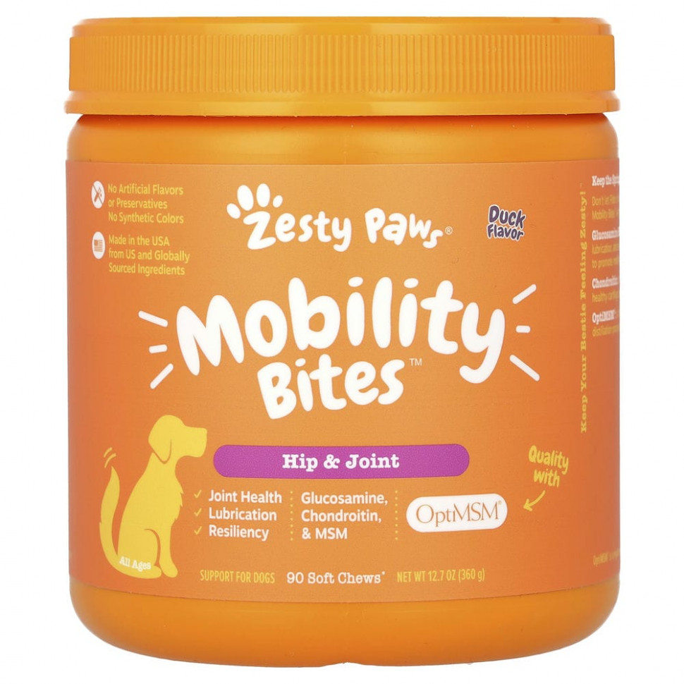   (Iherb) Zesty Paws,     ,   ,   ,   , 90   , 12,7  (360 )    -     , -, 