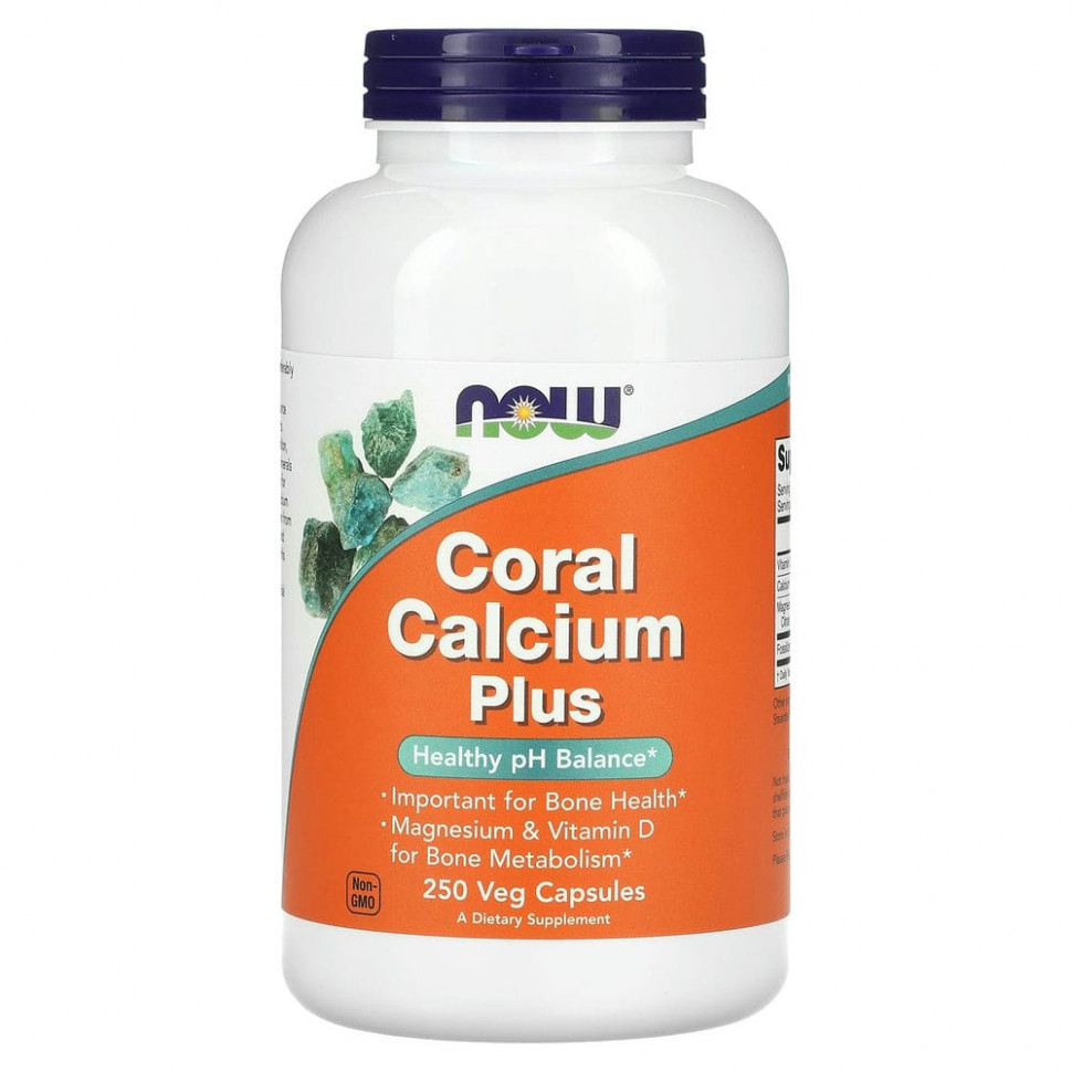   (Iherb) NOW Foods, Coral Calcium Plus, 250      -     , -, 