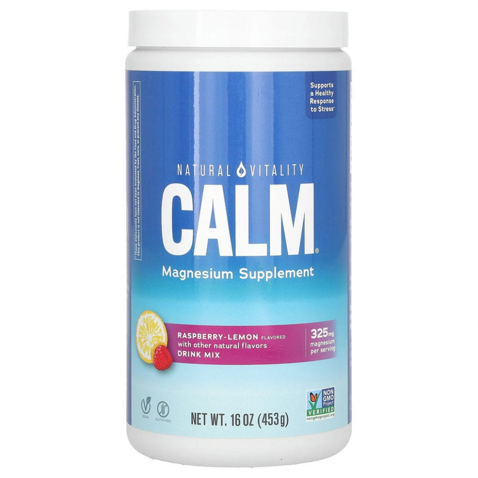 ���� ������ (Iherb) Natural Vitality, CALM, ����� ��� ������������� ��������������� �������, �� ������ ������ � ������, 453 � (16 �����), ������ �� 6000 ���