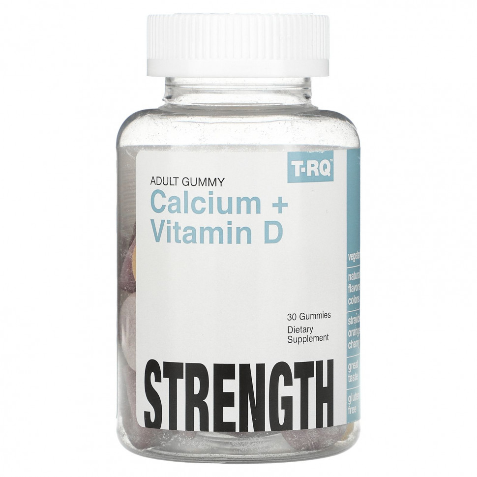 ���� ������ (Iherb) T-RQ, ����������� ���������� ��� ��������, ������� + ������� D, ��������, ��������, �����, 30 ����������� ��������, ������ �� 1920 ���