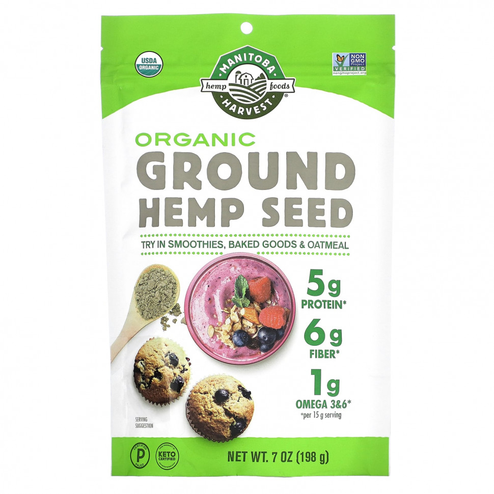 ���� ������ (Iherb) Manitoba Harvest, ������������ ������� ������ �������, 198 � (7 �����), ������ �� 2220 ���