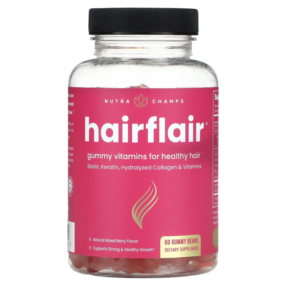   (Iherb) NutraChamps, Hairflair,   , 60      -     , -, 