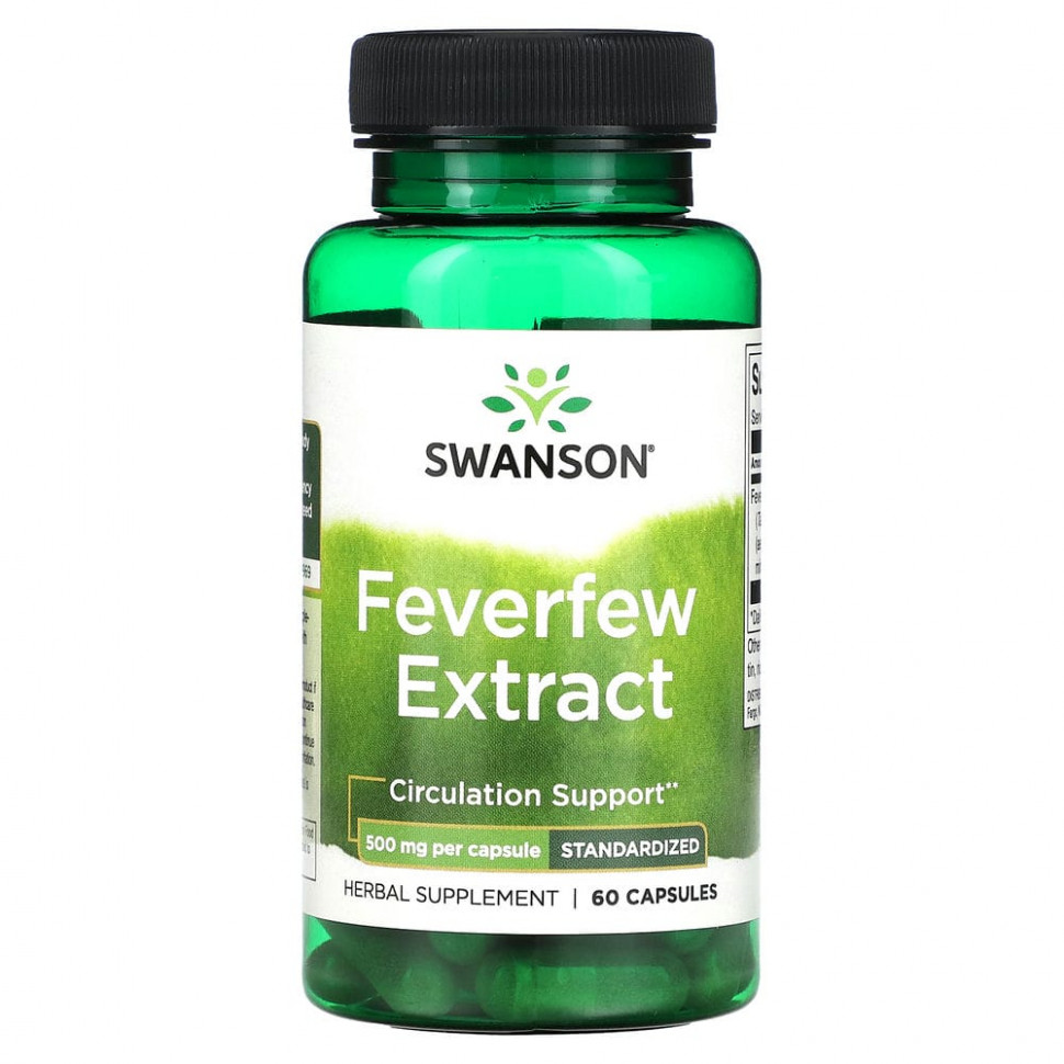���� ������ (Iherb) Swanson, �������� ���������, 500 ��, 60 ������, ������ �� 2480 ���