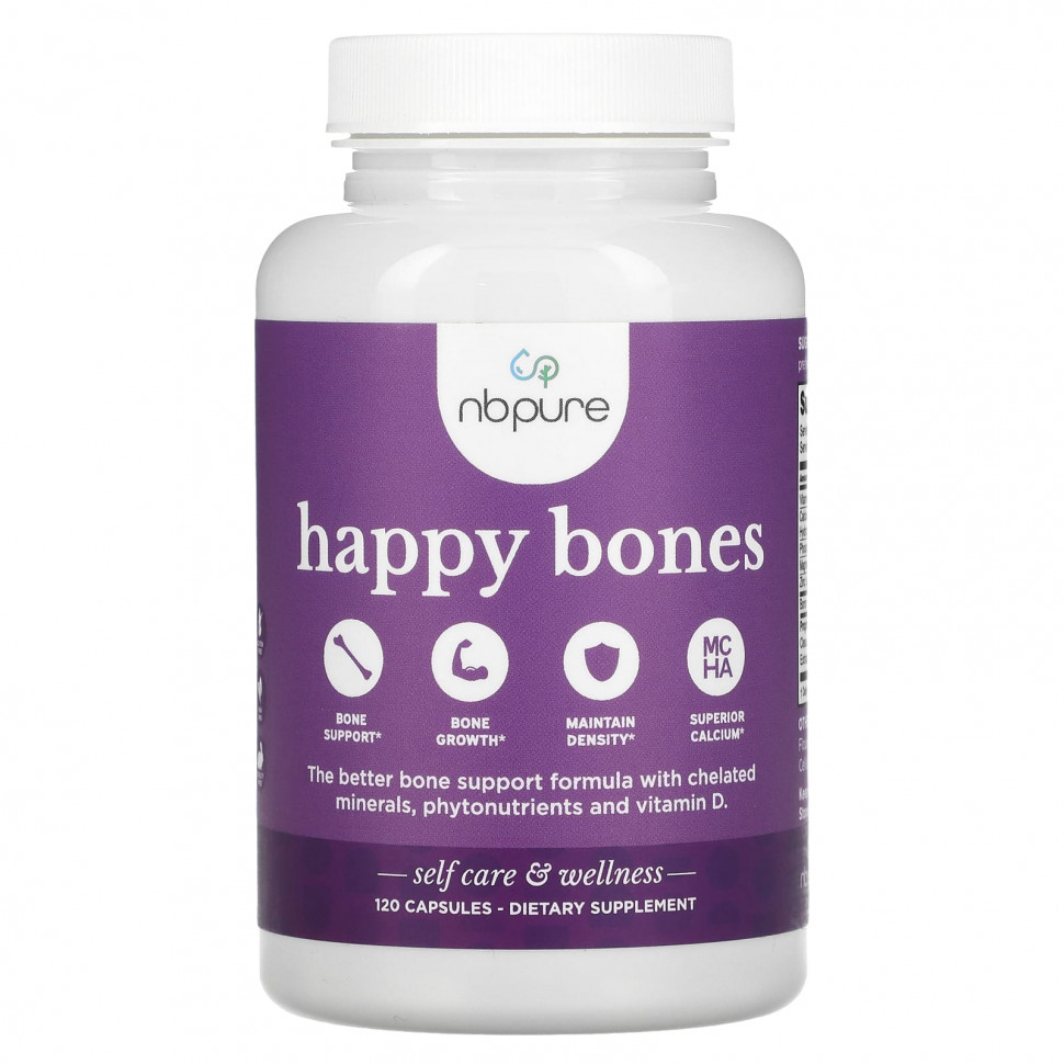 ���� ������ (Iherb) NB Pure, Happy Bones, 120 ������, ������ �� 4780 ���