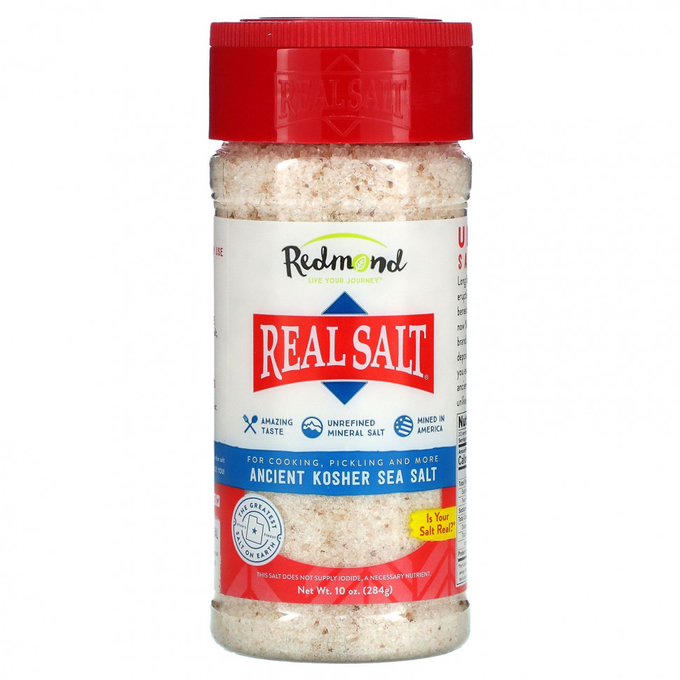 ���� ������ (Iherb) Redmond Trading Company, Real Salt, ������� �������� ������� ����, 284 � (10 �����), ������ �� 1680 ���