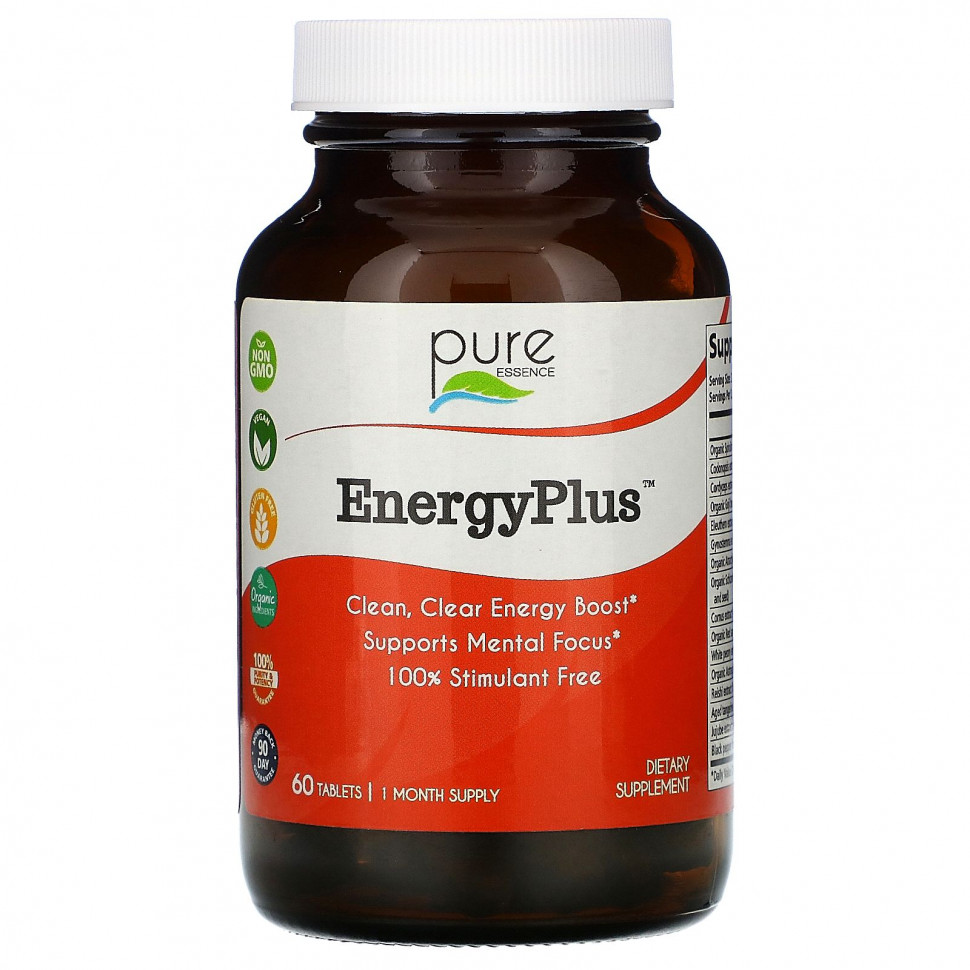   (Iherb) Pure Essence, EnergyPlus, 60     -     , -, 