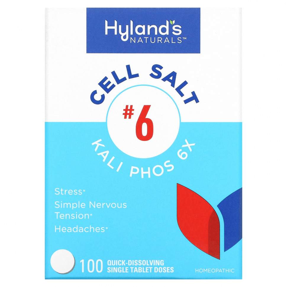   (Iherb) Hyland's, Cell Salt # 6, Kali Phos 6X, 100      -     , -, 