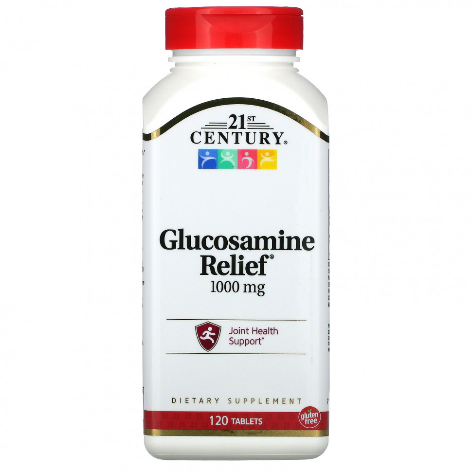 ���� ������ (Iherb) 21st Century, Glucosamine Relief, 1000 ��, 120 ��������, ������ �� 2440 ���
