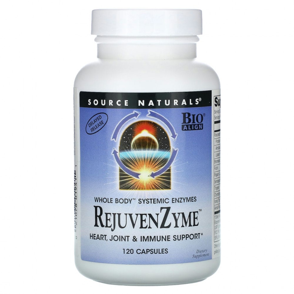 ���� ������ (Iherb) Source Naturals, RejuvenZyme, 120 ������, ������ �� 6030 ���