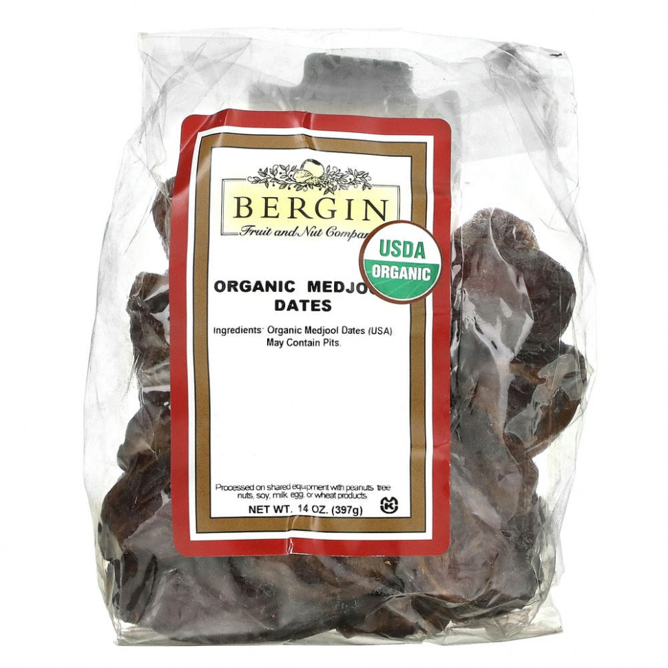   (Iherb) Bergin Fruit and Nut Company, Medjool,  , 397  (14 )    -     , -, 