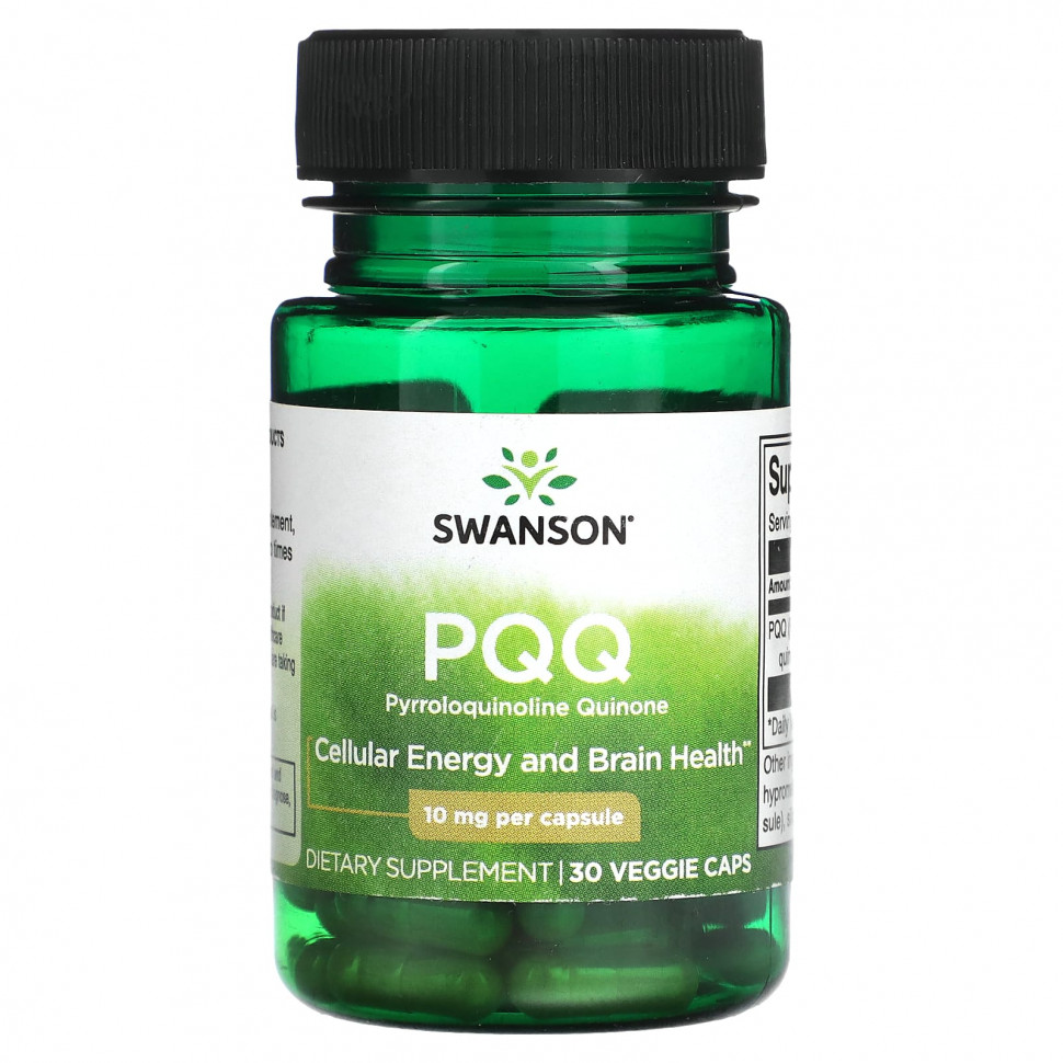 ���� ������ (Iherb) Swanson, PQQ, �������������������, 10 ��, 30 ������������ ������, ������ �� 2630 ���
