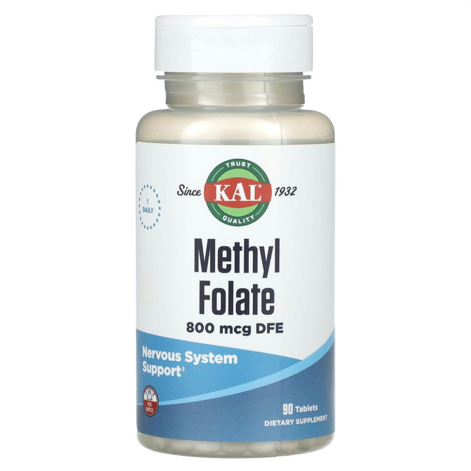 ���� ������ (Iherb) KAL, ����������, 800 ���, 90 ��������, ������ �� 2090 ���