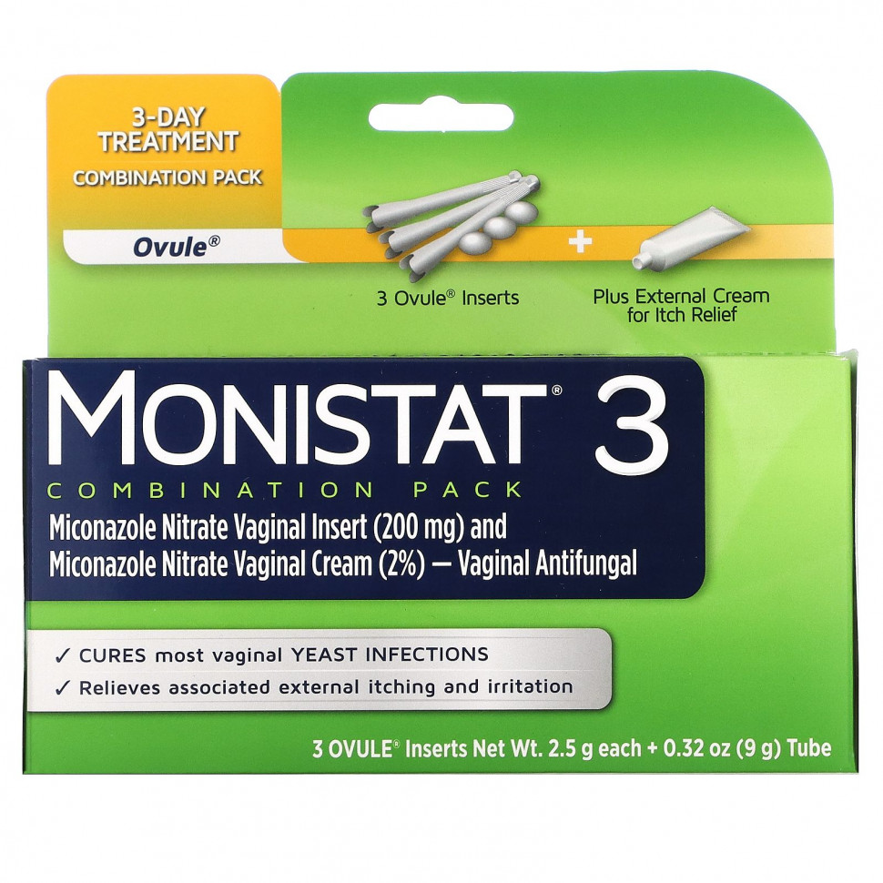   (Iherb) Monistat,    3- , 3  ,  2,5  +  9  (0,32 )    -     , -, 