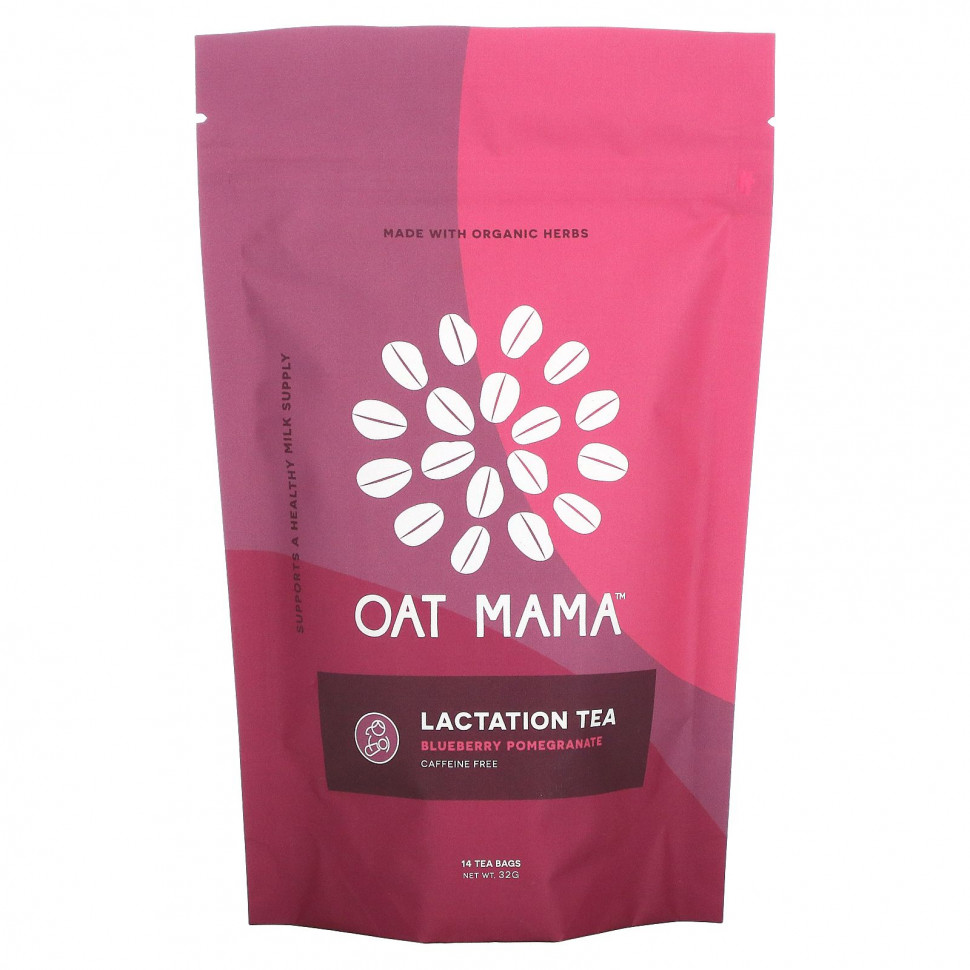 ���� ������ (Iherb) Oat Mama, Lactation Tea, �������� � ������, ��� �������, 14 ������ ���������, 32 �, ������ �� 4520 ���