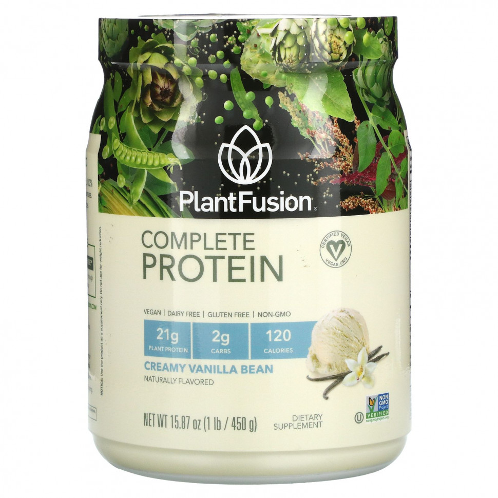 ���� ������ (Iherb) PlantFusion, Complete Protein, ��������� ������� ������, 450 � (15,87 �����), ������ �� 5560 ���