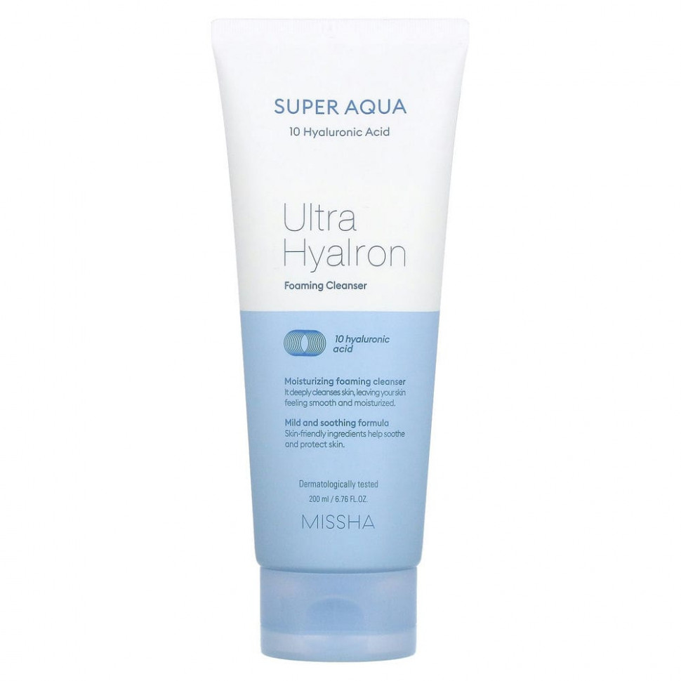   (Iherb) Missha, Super Aqua Ultra Hyalon,  , 200  (6,76 . )    -     , -, 