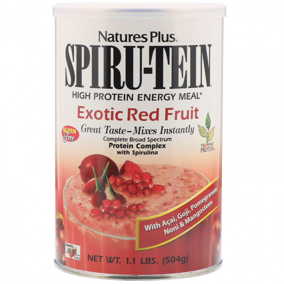 ���� ������ (Iherb) NaturesPlus, ��������� Spiru-Tein, ������� � ������� ����������� �����, ������������ ������� �����, 504 �, ������ �� 4680 ���