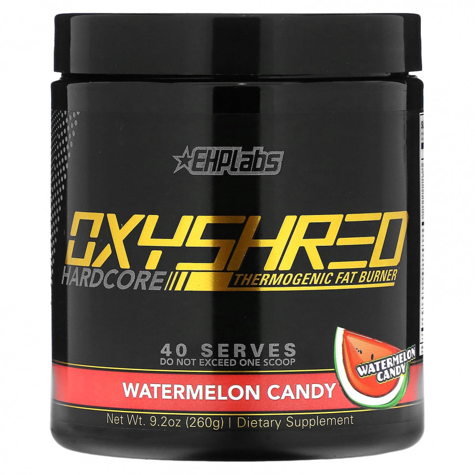 ���� ������ (Iherb) EHPlabs, Oxyshred Hardcore, ����������� �������� ����, �������� �������, 260 � (9,2 �����), ������ �� 9610 ���