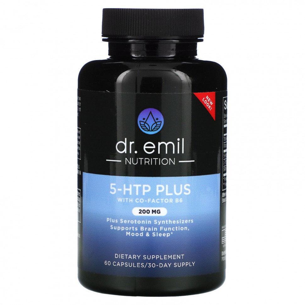   (Iherb) Dr Emil Nutrition, 5-HTP Plus, 200 , 60     -     , -, 