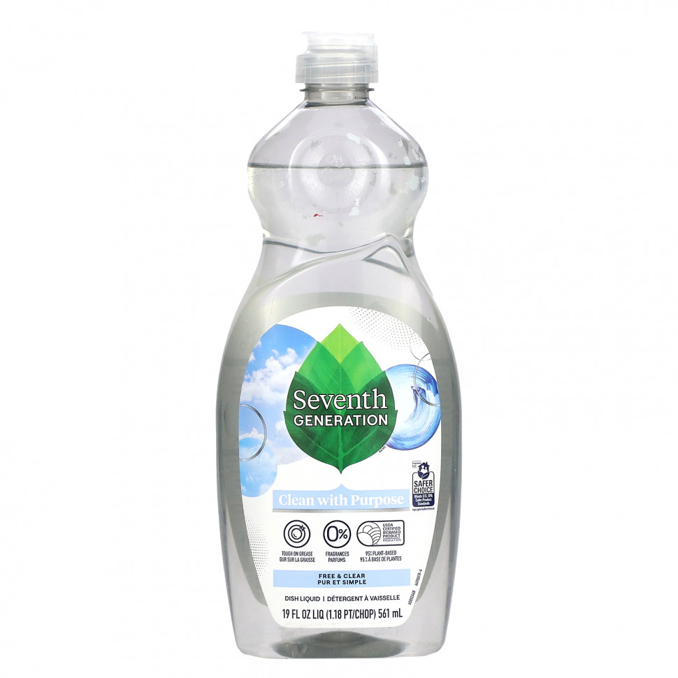 ���� ������ (Iherb) Seventh Generation, �������� ��� ������, ��� ������� � ������������, 561 �� (19 ����. �����), ������ �� 1540 ���