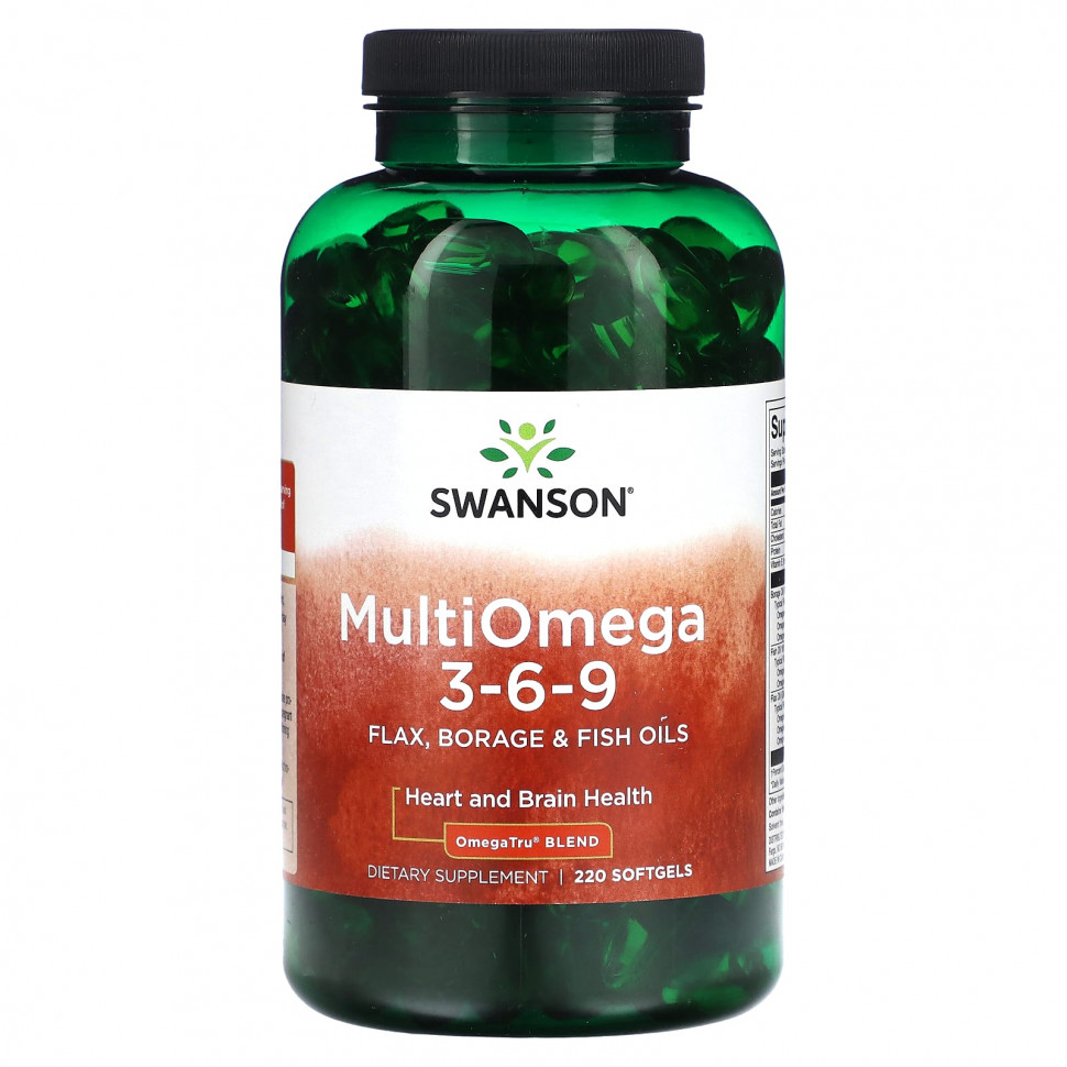   (Iherb) Swanson, Multi Omega 3-6-9`` 220      -     , -, 