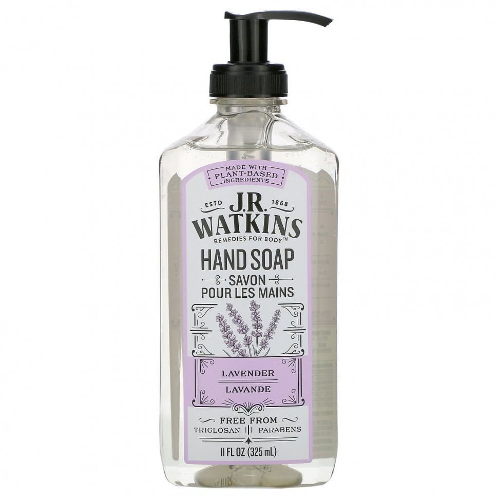 ���� ������ (Iherb) J R Watkins, Hand Soap, Lavender, 11 fl oz (325 ml), ������ �� 1520 ���