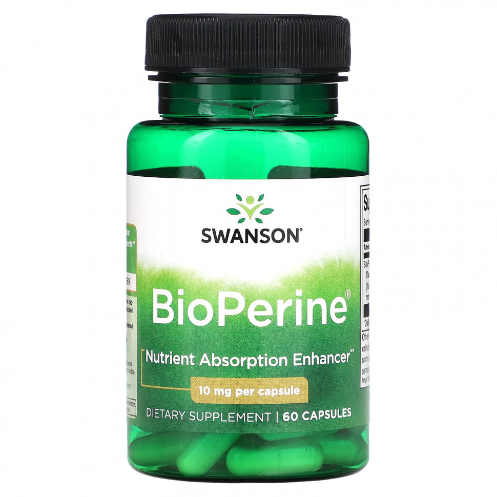   (Iherb) Swanson, BioPerine, 10 , 60     -     , -, 