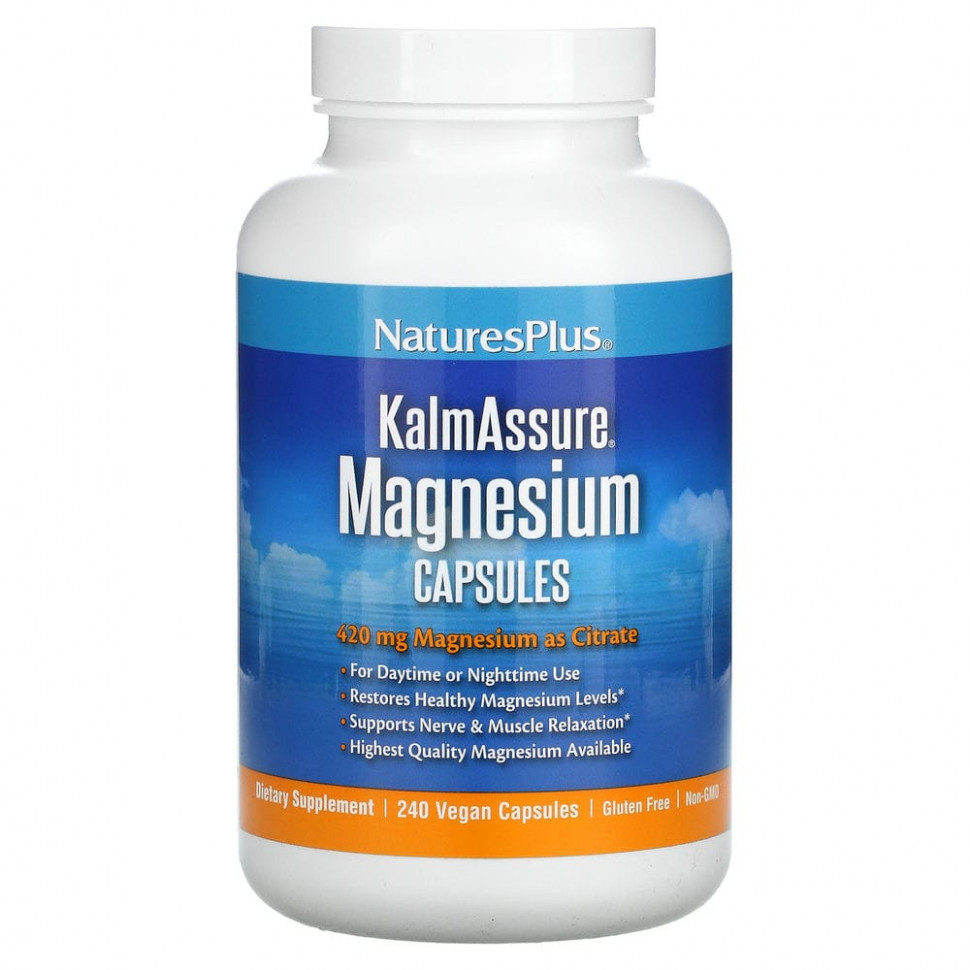 ���� ������ (Iherb) NaturesPlus, KalmAssure, ��������� �������, 105 ��, 240 ��������� ������, ������ �� 3700 ���