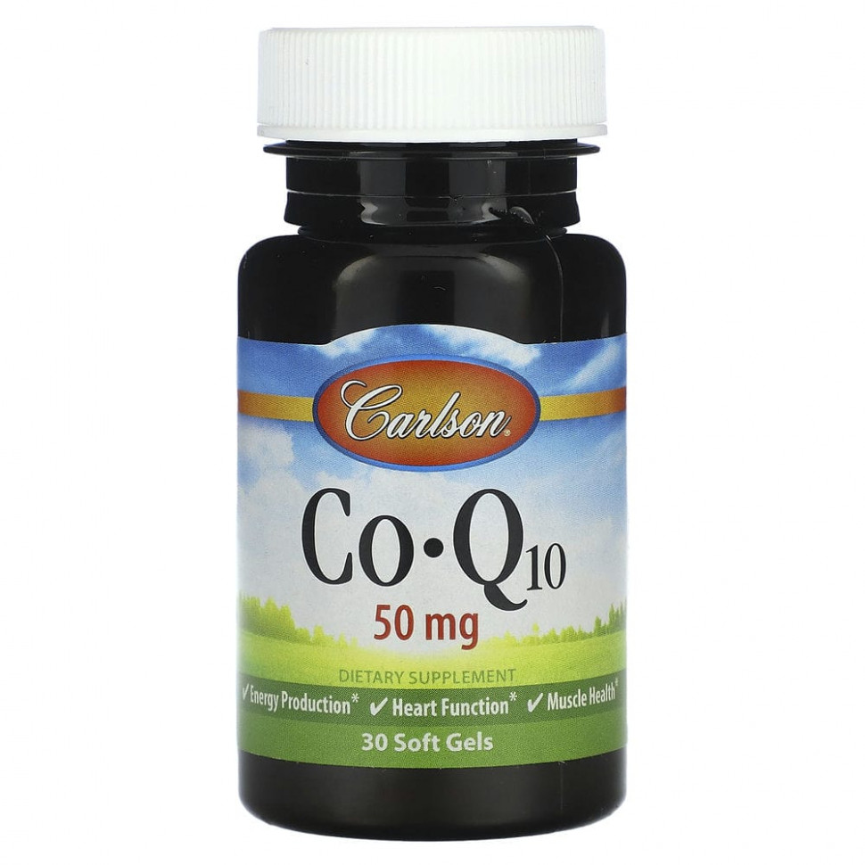 ���� ������ (Iherb) Carlson, CoQ10, 50 ��, 30 ������ ��������, ������ �� 2080 ���