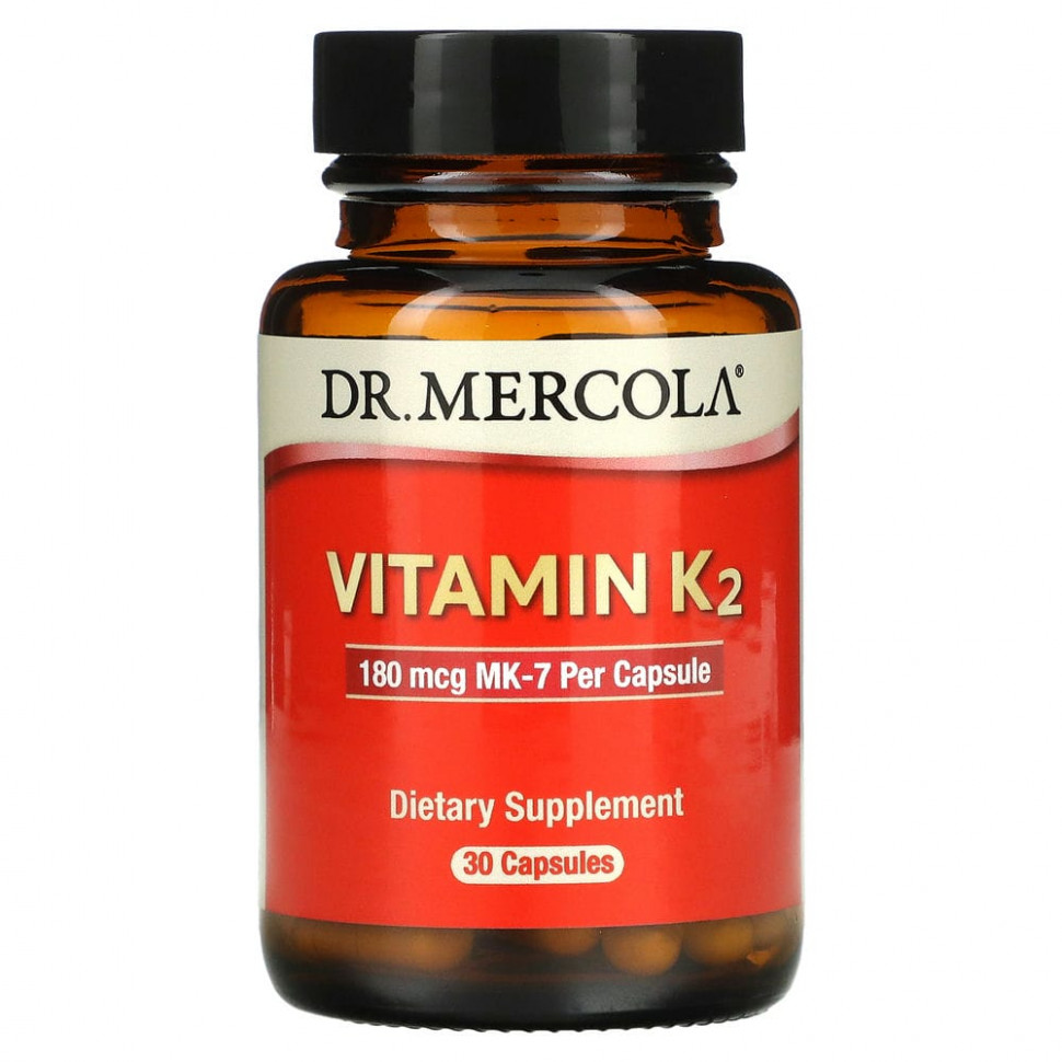   (Iherb) Dr. Mercola,  K2, 180 , 30     -     , -, 