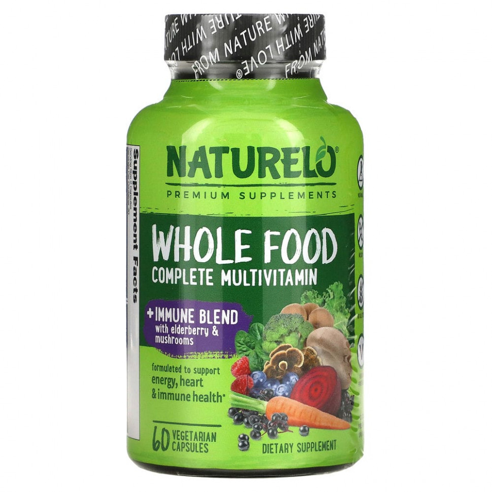 ���� ������ (Iherb) NATURELO, ���������������� �������� �� ������� ��������� � ����� ��� ����������, 60 �������������� ������, ������ �� 5570 ���