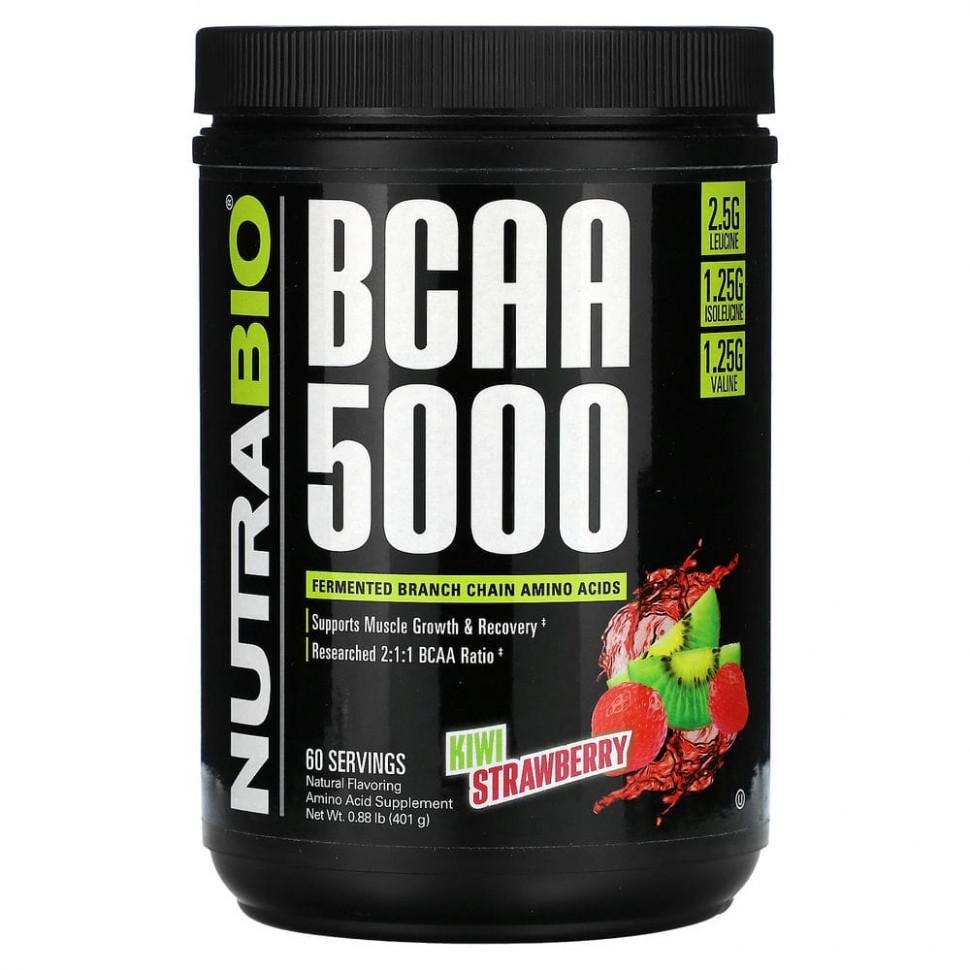   (Iherb) Nutrabio Labs, BCAA 5000,   , 401  (0,88 )    -     , -, 