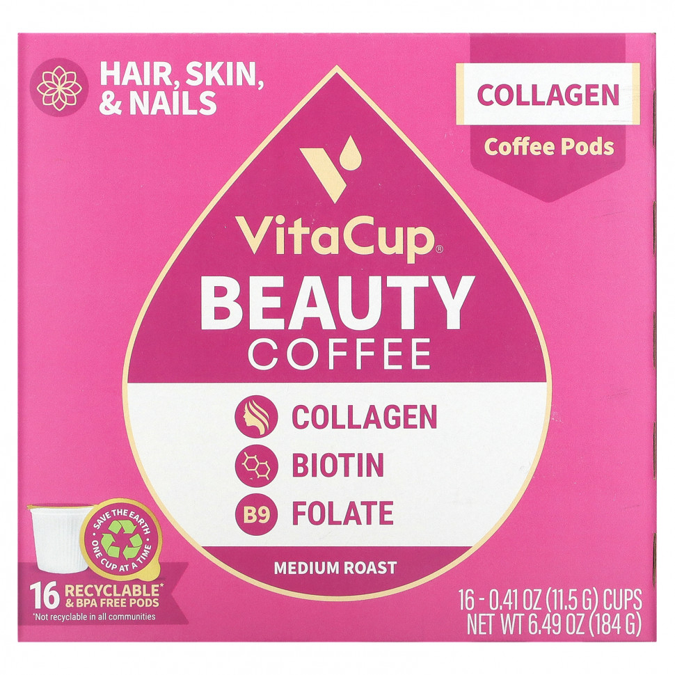   (Iherb) VitaCup, Beauty Coffee,  , 16   11,5  (0,41 )    -     , -, 