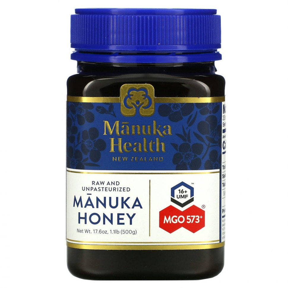 ���� ������ (Iherb) Manuka Health, ��� ������, MGO 573+, 500 � (17,6 �����), ������ �� 18790 ���