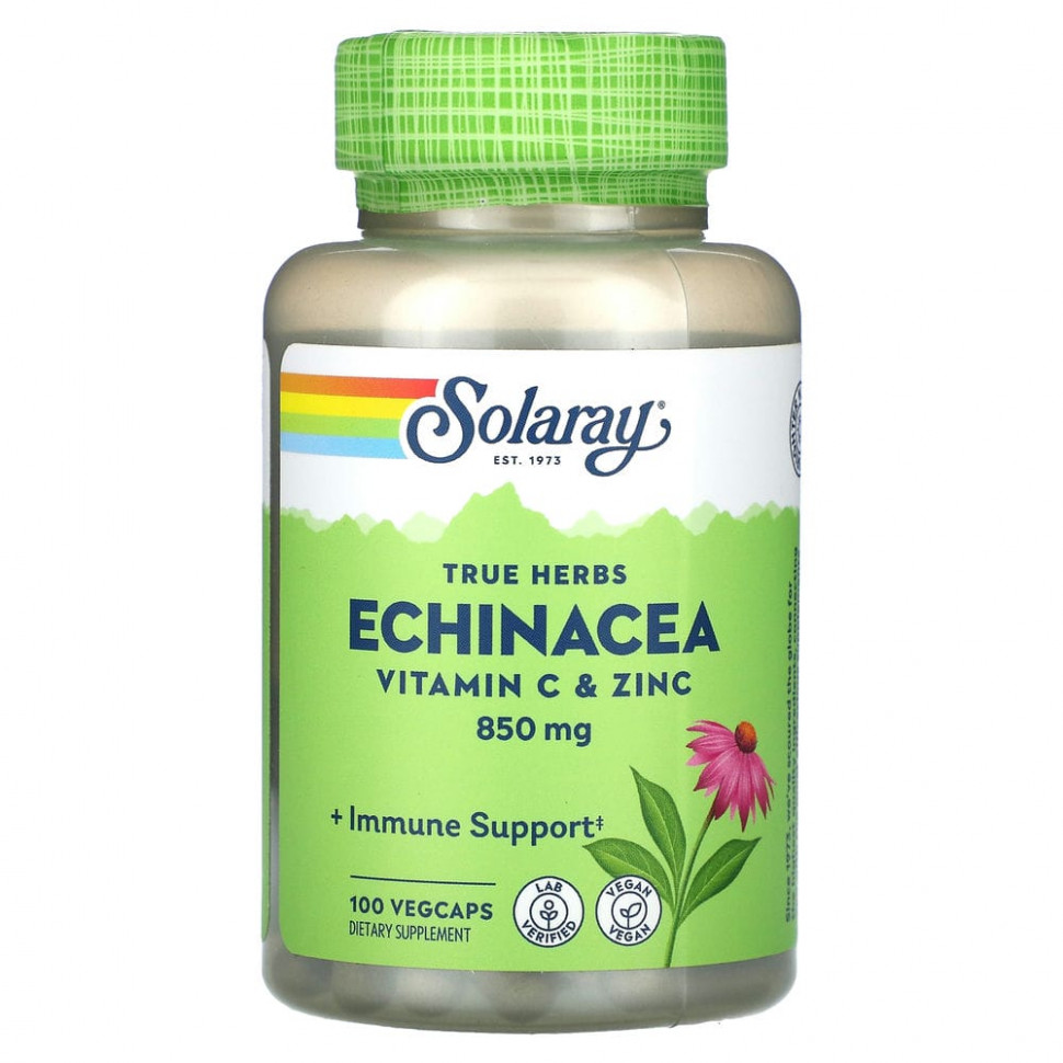 ���� ������ (Iherb) Solaray, True Herbs, ��������, ������� C � ����, 425 ��, 100 ������������ ������, ������ �� 2520 ���