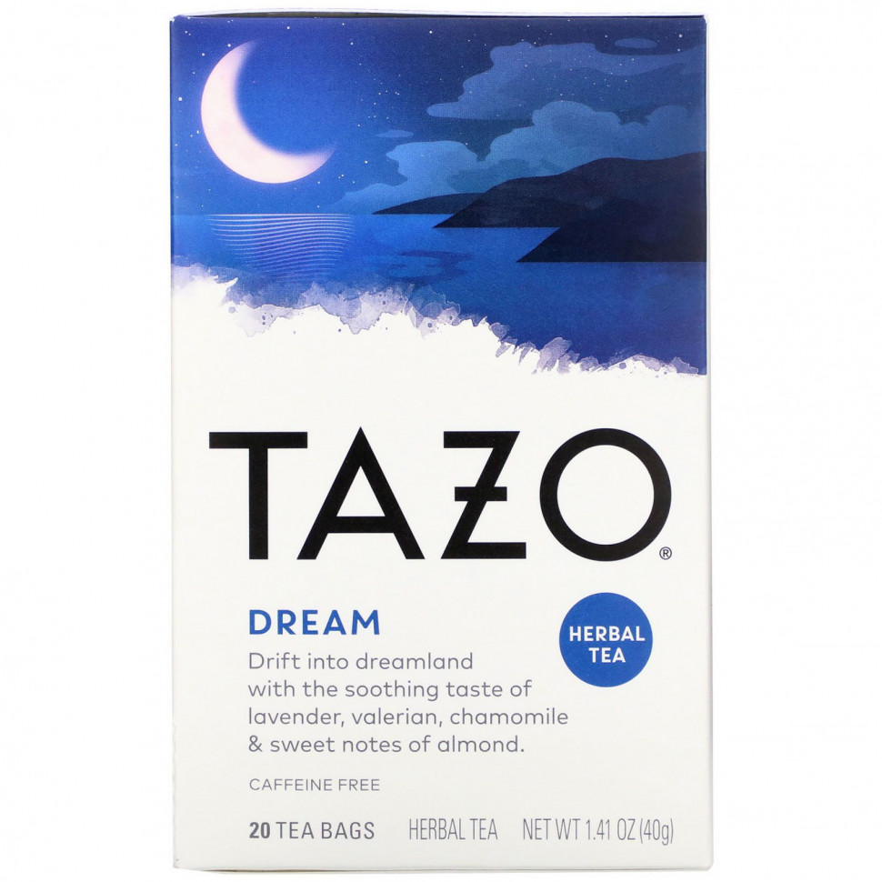���� ������ (Iherb) Tazo Teas, Dream, �������� ���, 20 ������ ���������, 40 � (1,41 �����), ������ �� 1130 ���