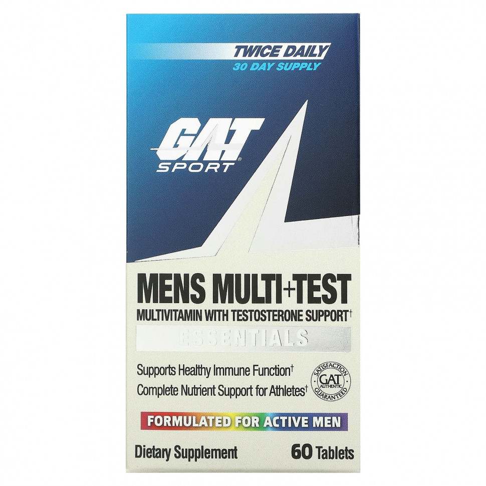   (Iherb) GAT, Mens Multi + Test, 60 ,   2860 
