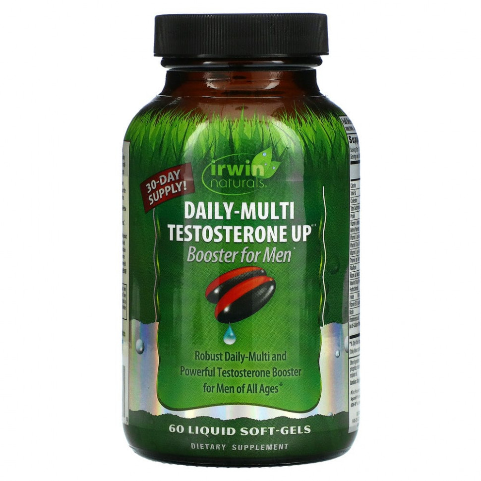   (Iherb) Irwin Naturals, Daily-Multi Testosterone Up Booster  , 60      -     , -, 