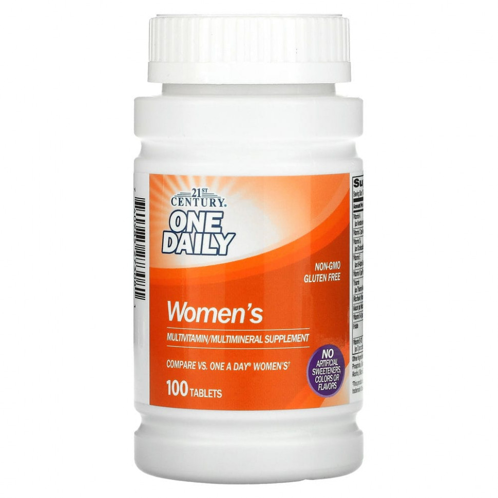 ���� ������ (Iherb) 21st Century, One Daily, ���������������� � ����������������� ������� ��� ������, 100 ��������, ������ �� 1320 ���