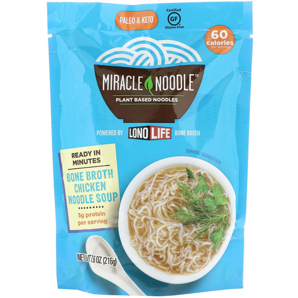   (Iherb) Miracle Noodle,      , , 215  (7,6 )    -     , -, 