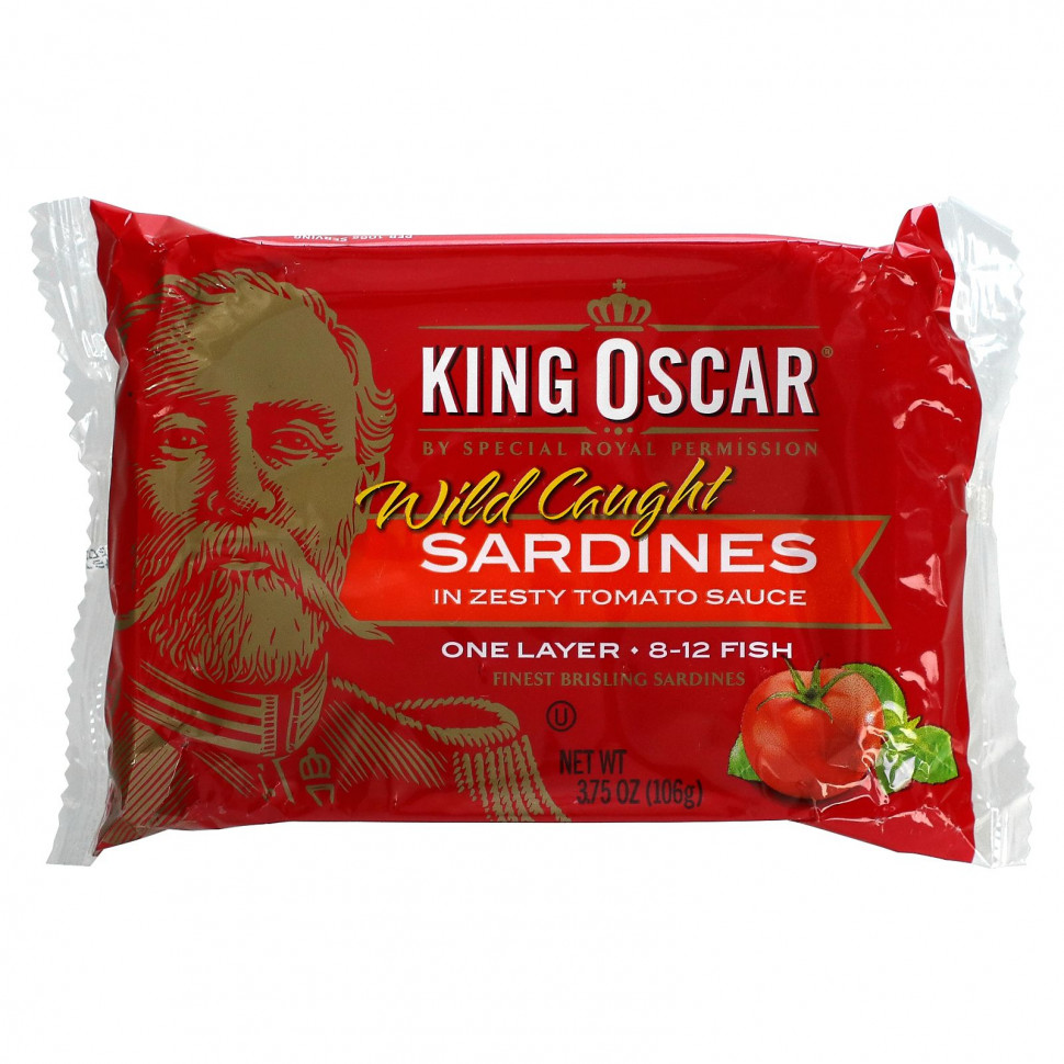 ���� ������ (Iherb) King Oscar, ����� �������, � ��������� �������� �����, 106 � (3,75 �����), ������ �� 780 ���