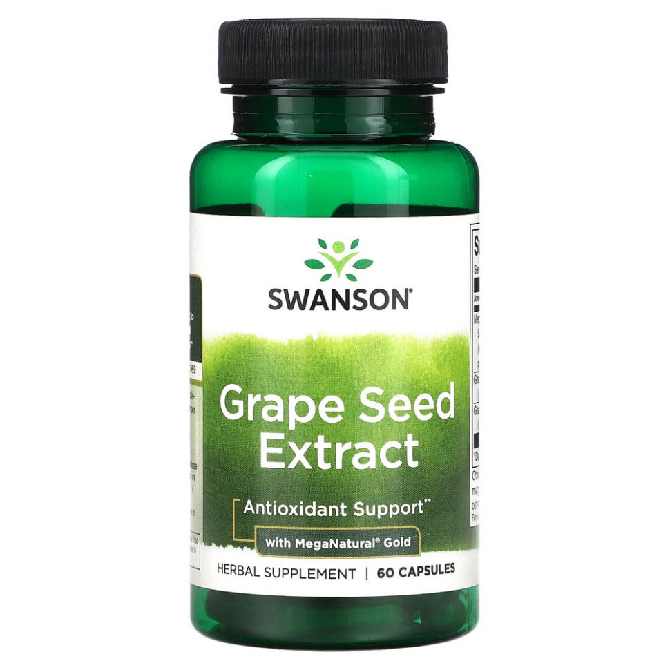 ���� ������ (Iherb) Swanson, �������� ����������� �������� � MegaNatural Gold, 60 ������, ������ �� 1580 ���