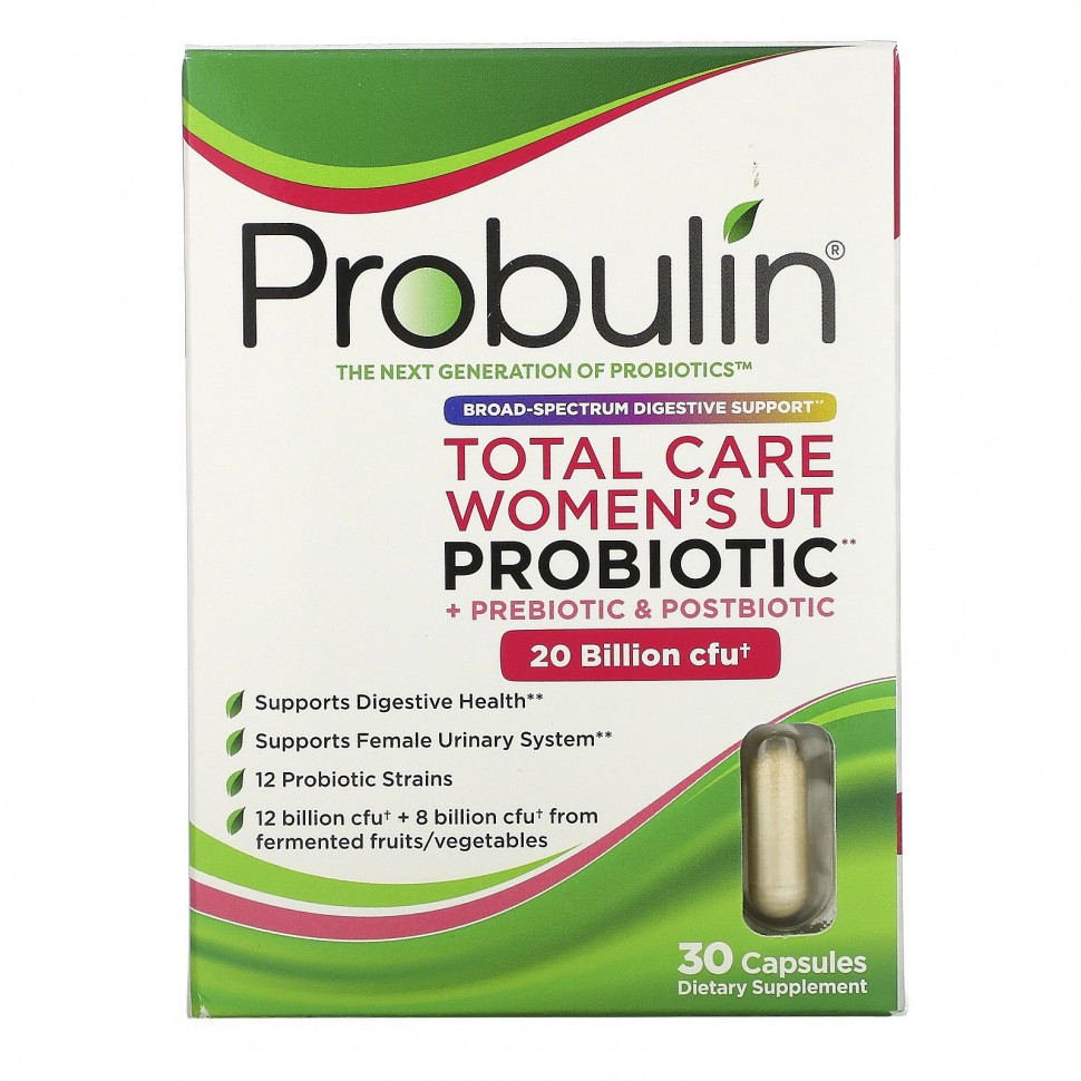 ���� ������ (Iherb) Probulin, Total Care, ��������� ��� ������� ����������������� �������, 20 ���� ���, 30 ������, ������ �� 5810 ���