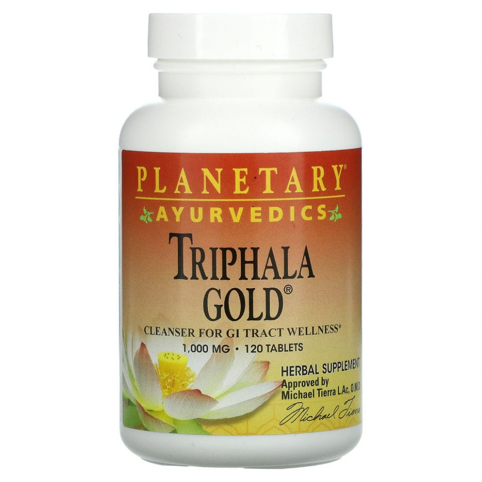   (Iherb) Planetary Herbals, Ayurvedics, Triphala Gold, 1000 , 120     -     , -, 