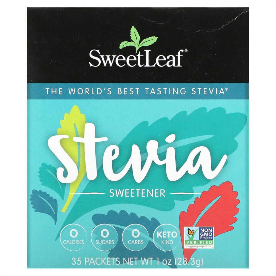   (Iherb) Wisdom Natural, Sweetleaf Sweetener 1Gm 35 Packet    -     , -, 