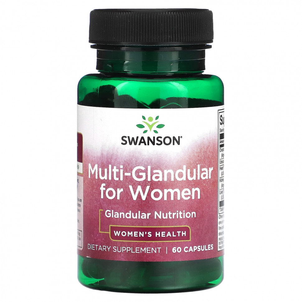 ���� ������ (Iherb) Swanson, Multi-Glandular ��� ������, 60 ������, ������ �� 1640 ���