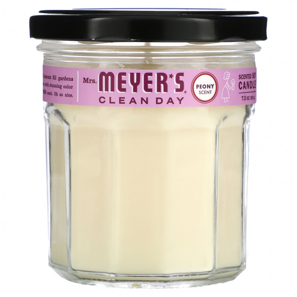   (Iherb) Mrs. Meyers Clean Day, Peony Candle, 204  (7,2 )    -     , -, 