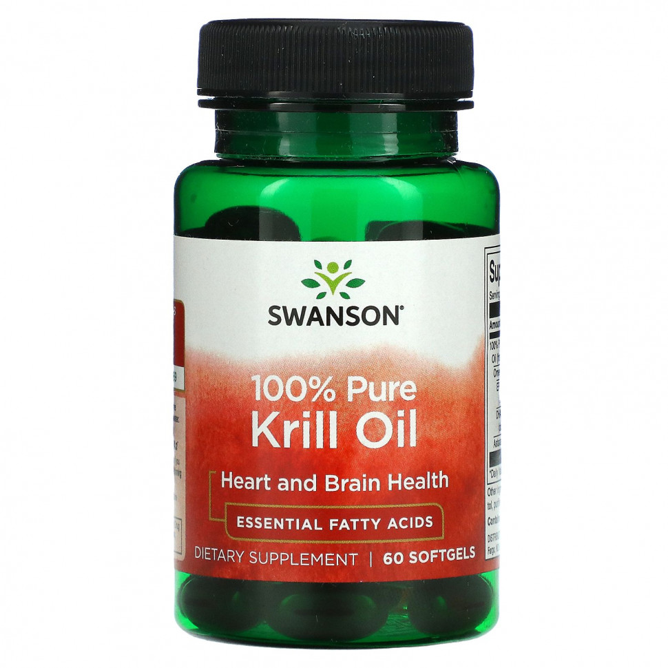 ���� ������ (Iherb) Swanson, 100% ������ ����� �����, 60 ������ ��������, ������ �� 3430 ���