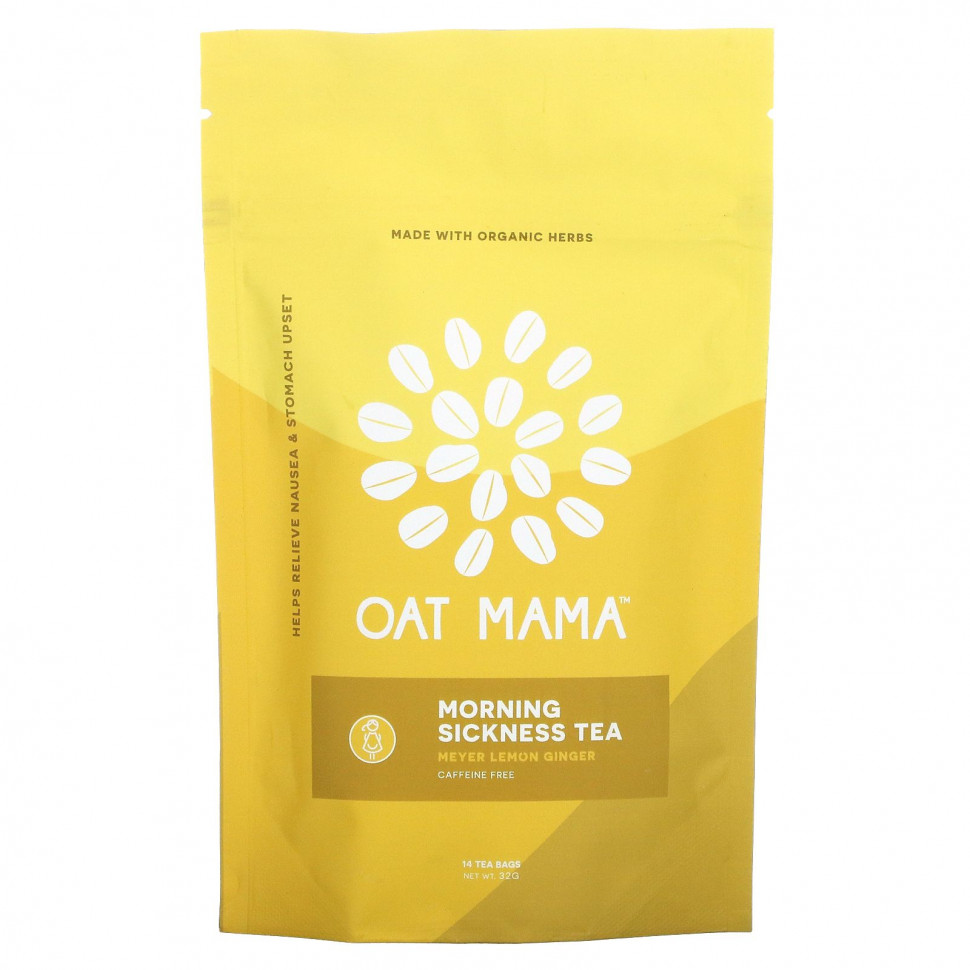   (Iherb) Oat Mama, Morning Sickness Tea,   ,  , 14  , 32     -     , -, 